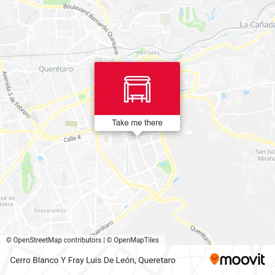 Mapa de Cerro Blanco Y Fray Luis De León