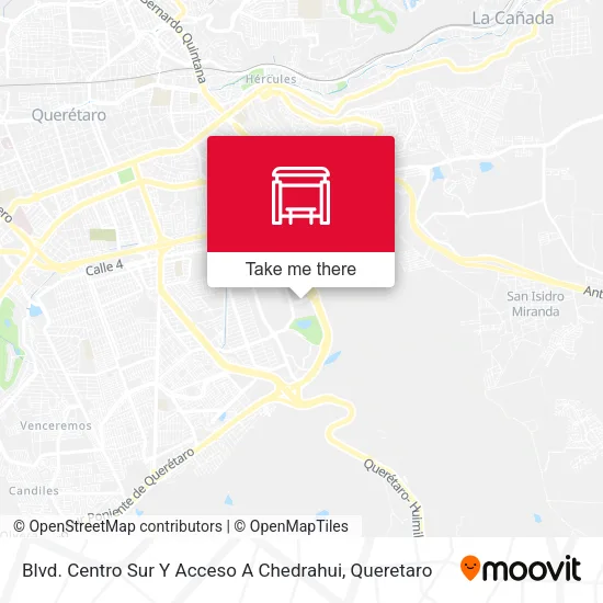 Mapa de Blvd. Centro Sur Y Acceso A Chedrahui