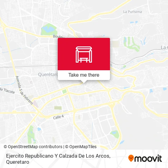 Mapa de Ejercito Republicano Y Calzada De Los Arcos