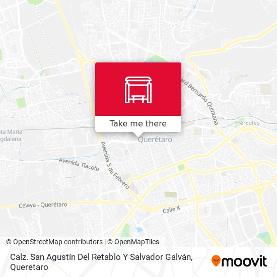Mapa de Calz. San Agustín Del Retablo Y Salvador Galván