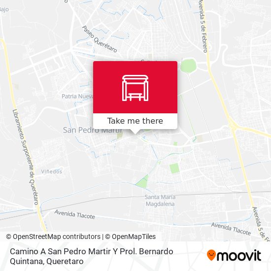 Mapa de Camino A San Pedro Martir Y Prol. Bernardo Quintana
