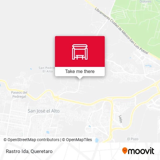 Mapa de Rastro Ida