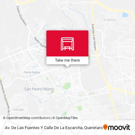 Av. De Las Fuentes Y Calle De La Escarcha map