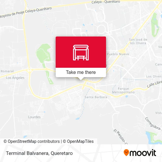 Mapa de Terminal Balvanera