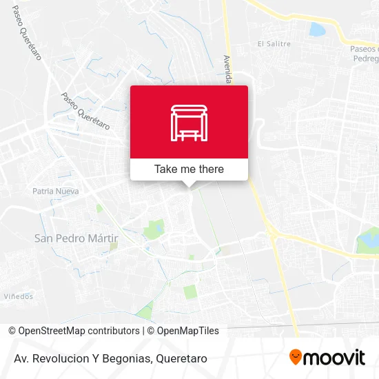 Mapa de Av. Revolucion Y Begonias