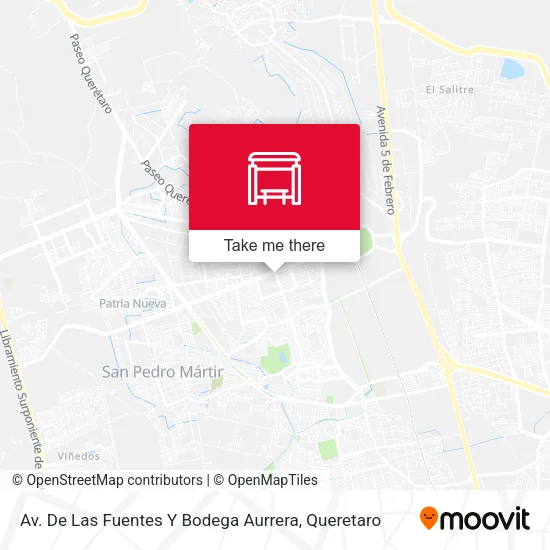 Mapa de Av. De Las Fuentes Y Bodega Aurrera