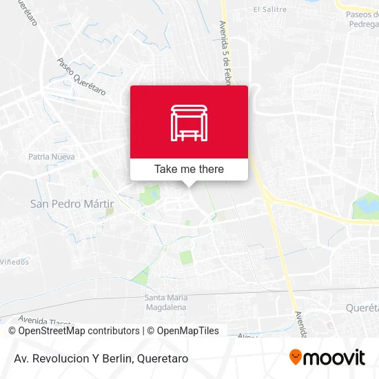 Mapa de Av. Revolucion Y Berlin