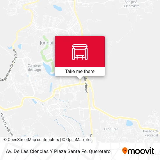Mapa de Av. De Las Ciencias Y Plaza Santa Fe