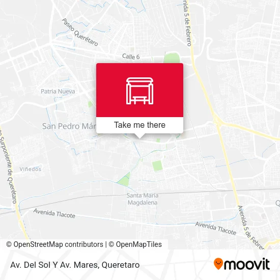 Mapa de Av. Del Sol Y Av. Mares