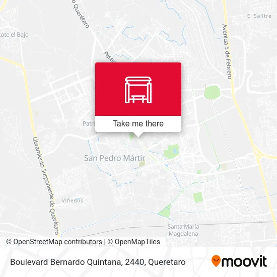 Mapa de Boulevard Bernardo Quintana, 2440