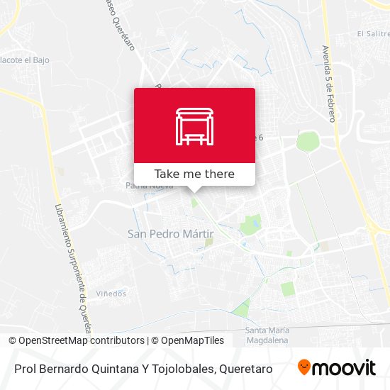 Mapa de Prol Bernardo Quintana Y Tojolobales