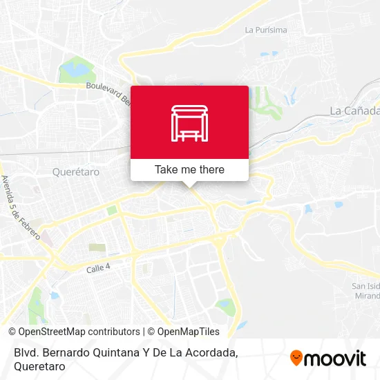 Blvd. Bernardo Quintana Y De La Acordada map
