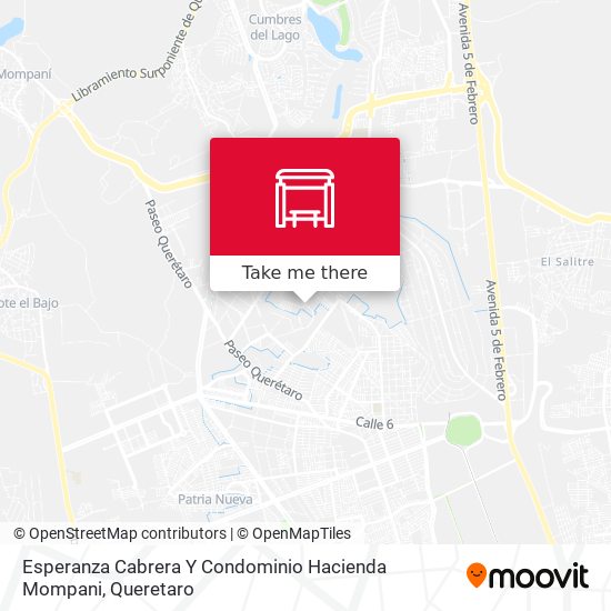 Mapa de Esperanza Cabrera Y Condominio Hacienda Mompani