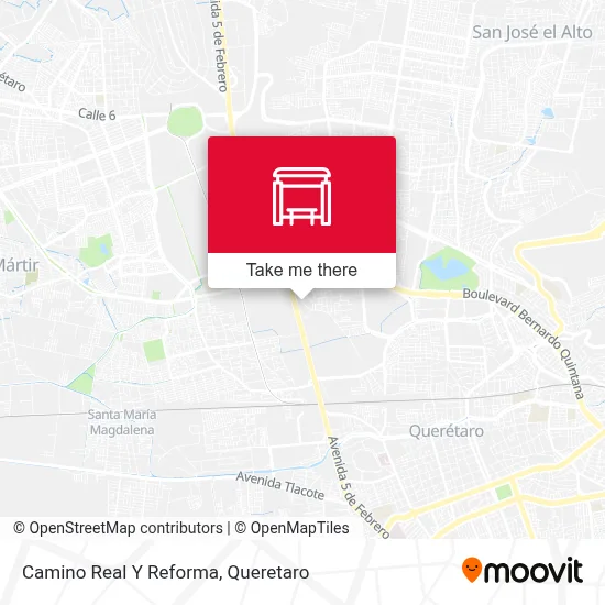 Camino Real Y Reforma map