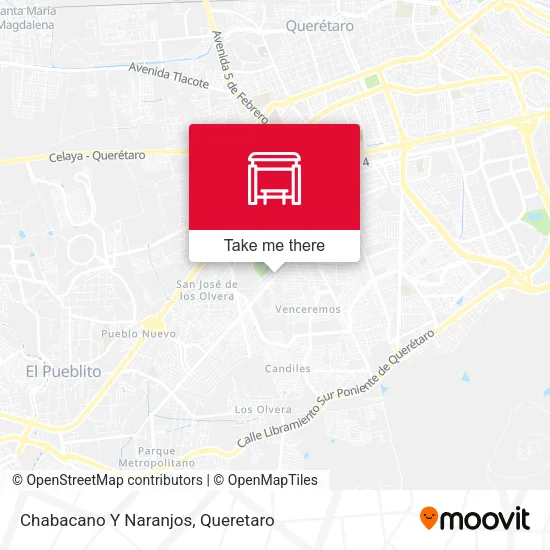 Mapa de Chabacano Y Naranjos