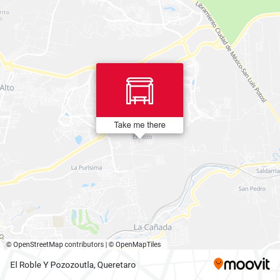 El Roble Y Pozozoutla map