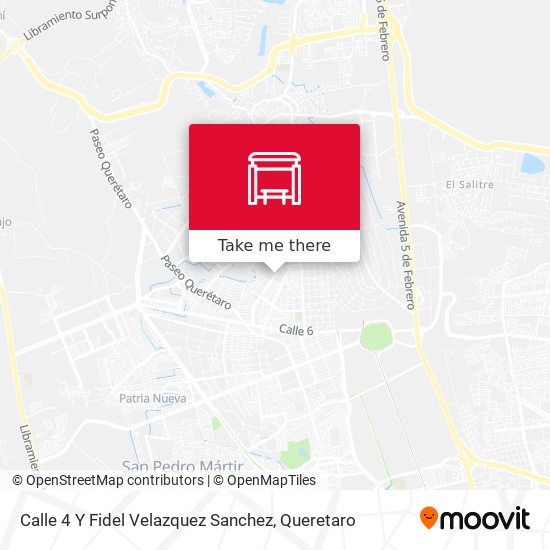 Mapa de Calle 4 Y Fidel Velazquez Sanchez