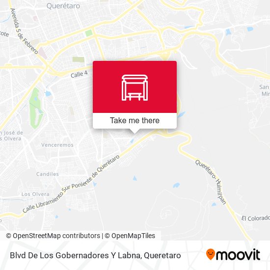 Mapa de Blvd De Los Gobernadores Y Labna