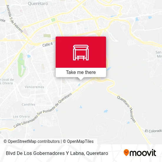 Blvd De Los Gobernadores Y Labna map