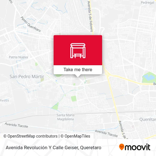 Mapa de Avenida Revolución Y Calle Geiser