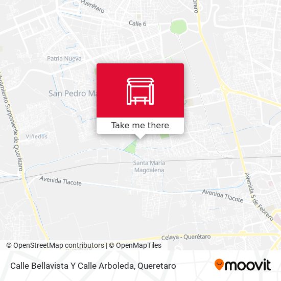 Calle Bellavista Y Calle Arboleda map
