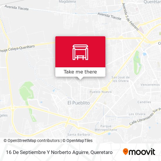 16 De Septiembre Y Norberto Aguirre map