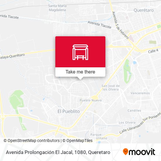 Mapa de Avenida Prolongación El Jacal, 1080