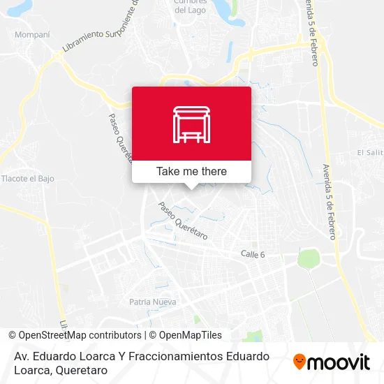 Mapa de Av. Eduardo Loarca Y Fraccionamientos Eduardo Loarca