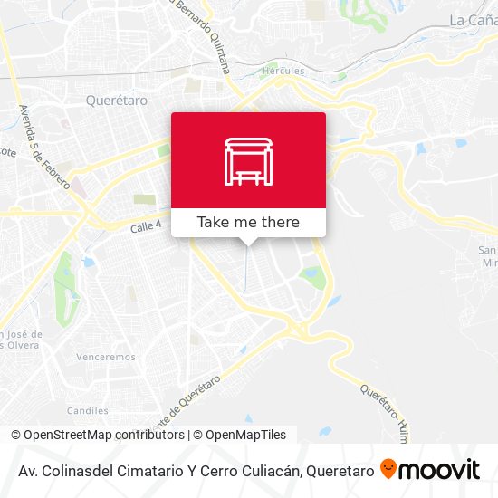 Mapa de Av. Colinasdel Cimatario Y Cerro Culiacán