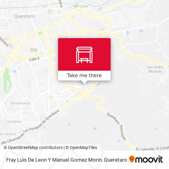 Fray Luis De Leon Y Manuel Gomez Morin map
