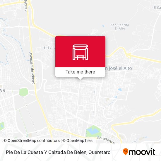 Pie De La Cuesta Y Calzada De Belen map