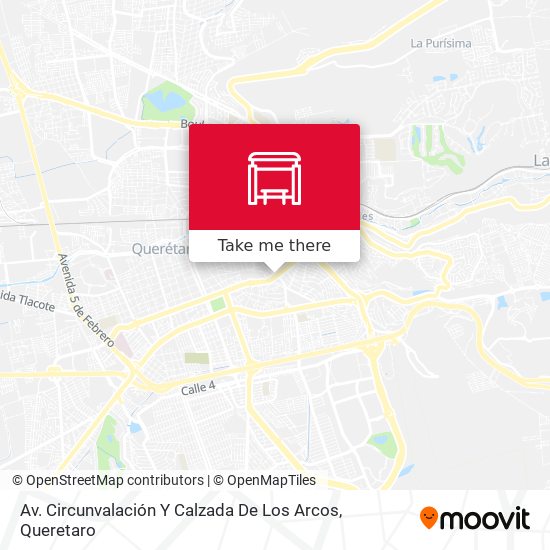 Mapa de Av. Circunvalación Y Calzada De Los Arcos