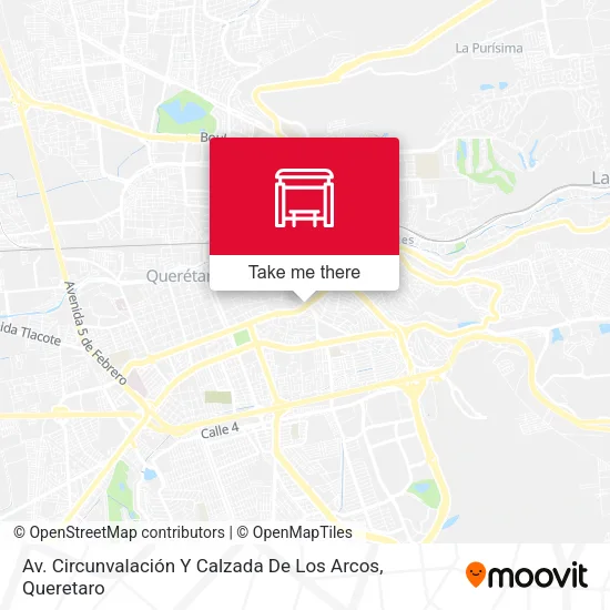 Mapa de Av. Circunvalación Y Calzada De Los Arcos