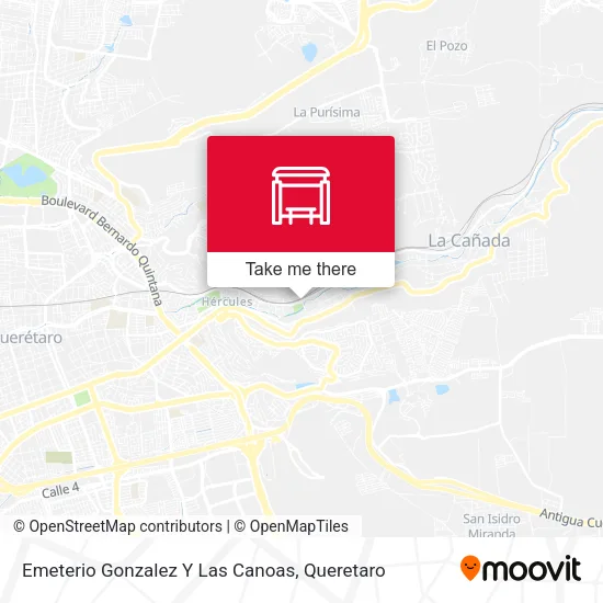 Mapa de Emeterio Gonzalez Y Las Canoas