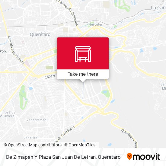De Zimapan Y Plaza San Juan De Letran map