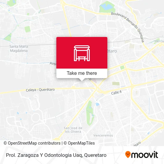 Mapa de Prol. Zaragoza Y Odontologia Uaq