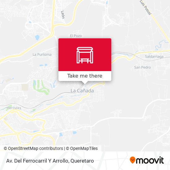 Av. Del Ferrocarril Y Arrollo map