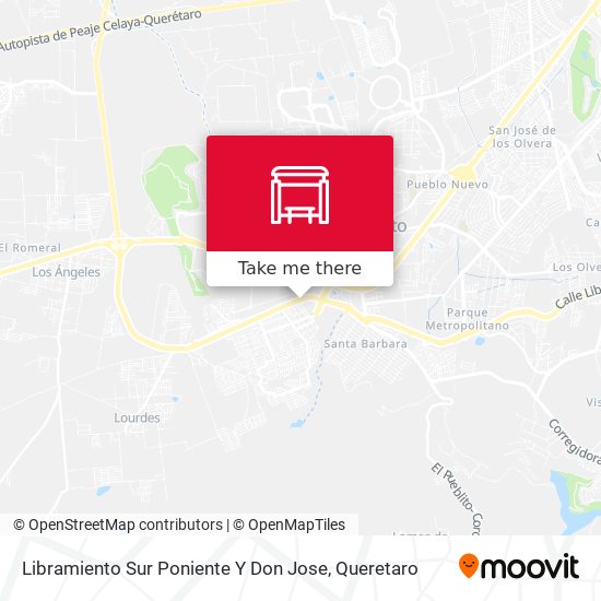 Mapa de Libramiento Sur Poniente Y Don Jose
