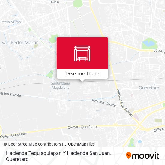 Hacienda Tequisquiapan Y Hacienda San Juan map