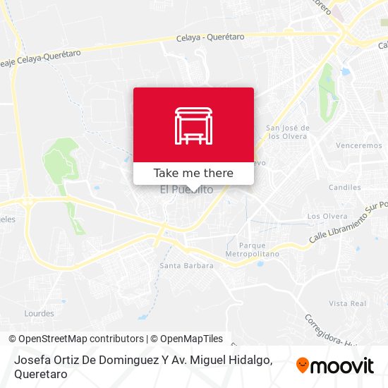 Josefa Ortiz De Dominguez Y Av. Miguel Hidalgo map