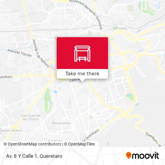 Mapa de Av. 8 Y Calle 1