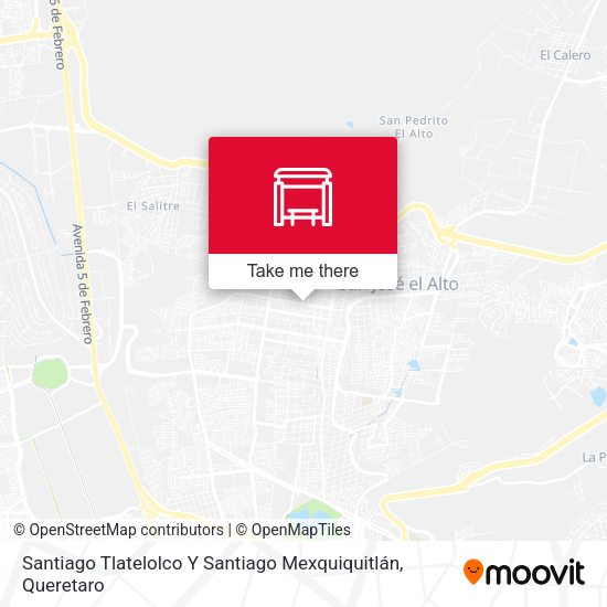 Mapa de Santiago Tlatelolco Y Santiago Mexquiquitlán