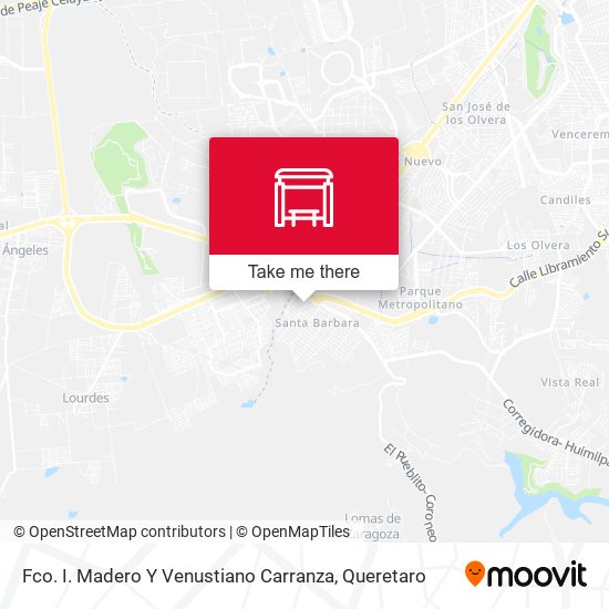 Fco. I. Madero Y Venustiano Carranza map