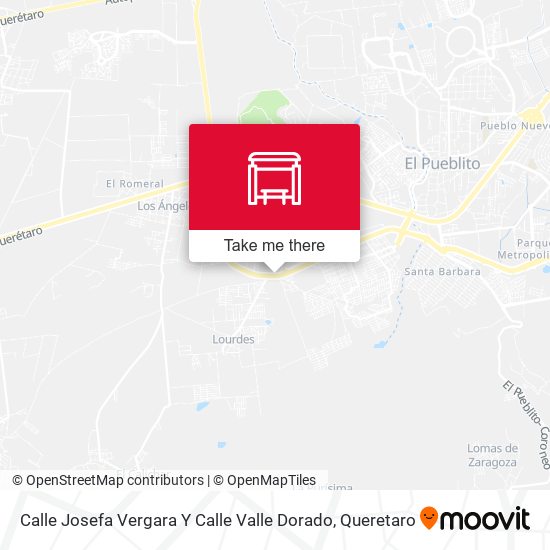 Mapa de Calle Josefa Vergara Y Calle Valle Dorado