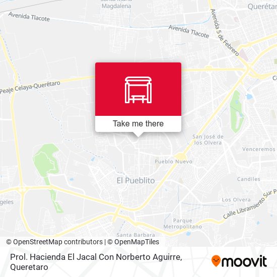 Prol. Hacienda El Jacal Con Norberto Aguirre map