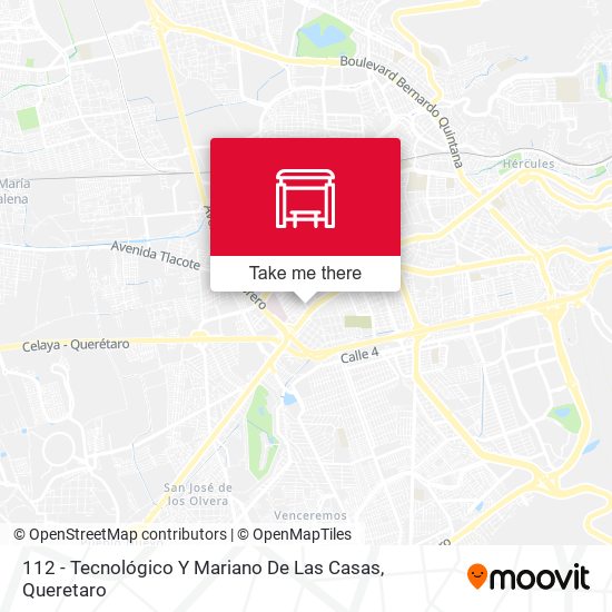 112 - Tecnológico Y Mariano De Las Casas map