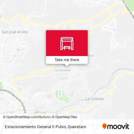 Mapa de Estacionamiento General II Pulso