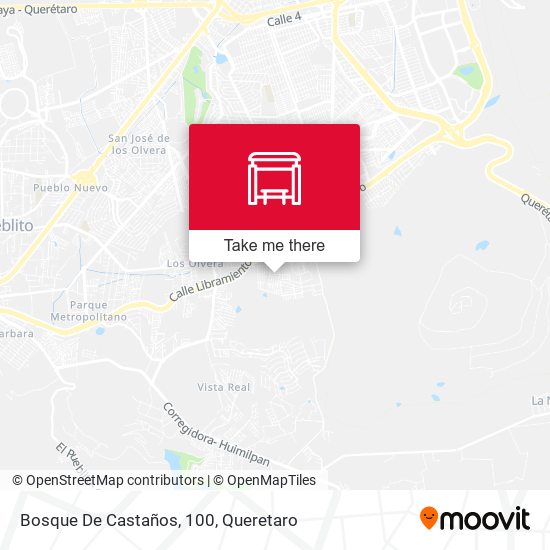 Bosque De Castaños, 100 map