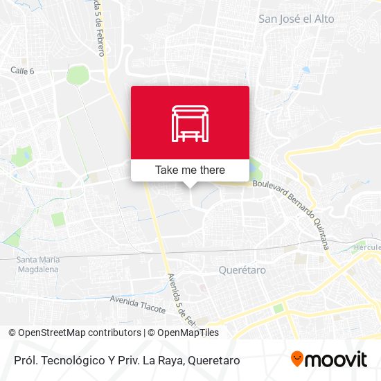 Pról. Tecnológico Y Priv. La Raya map