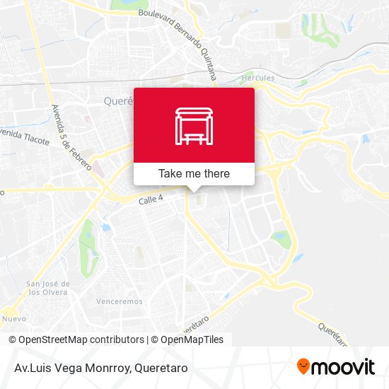 Av.Luis Vega Monrroy map
